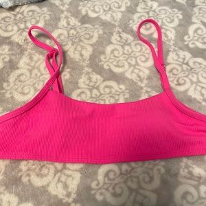 Bright Pink Bikini Top